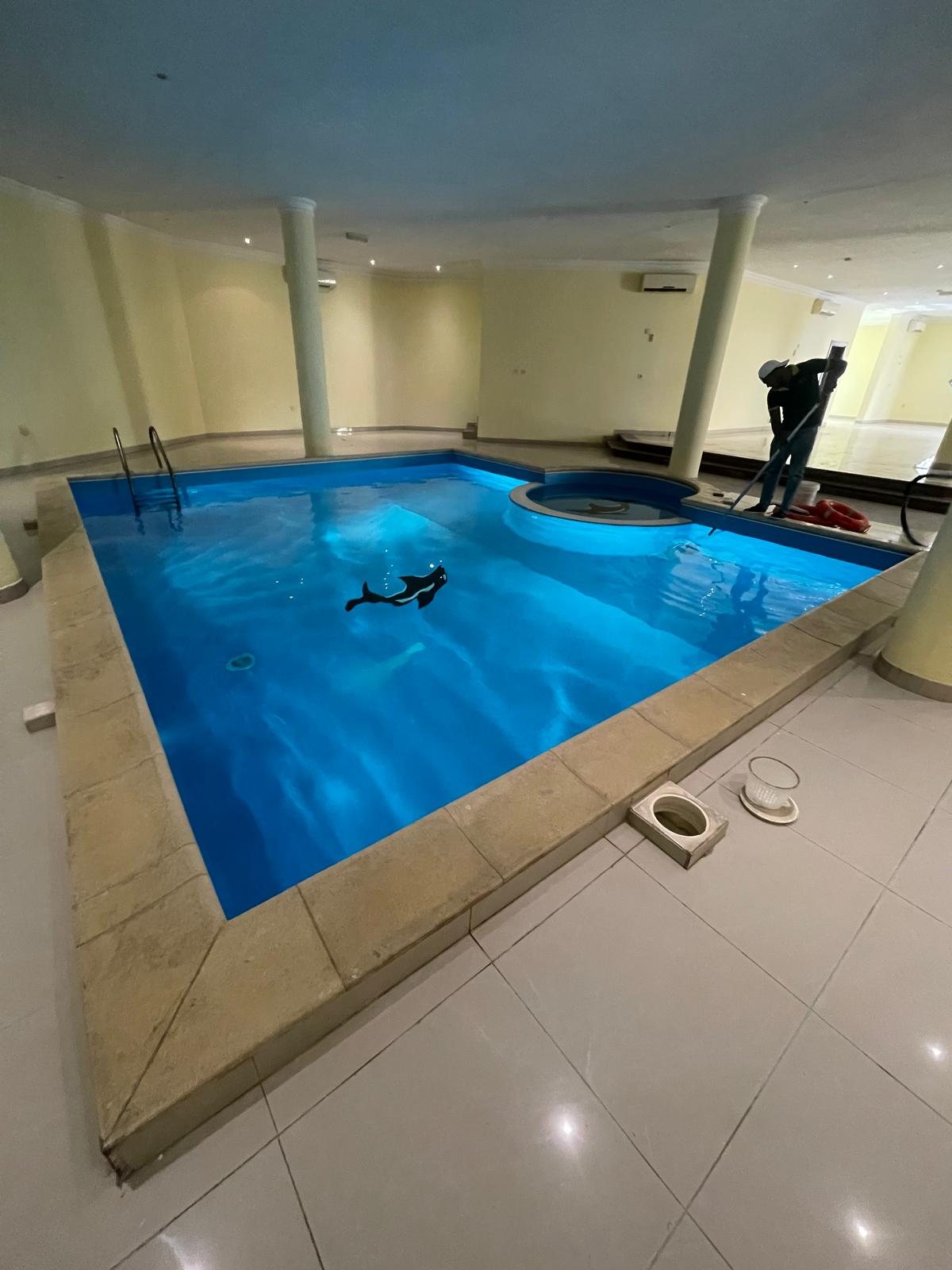 Luxury pool with sun deck