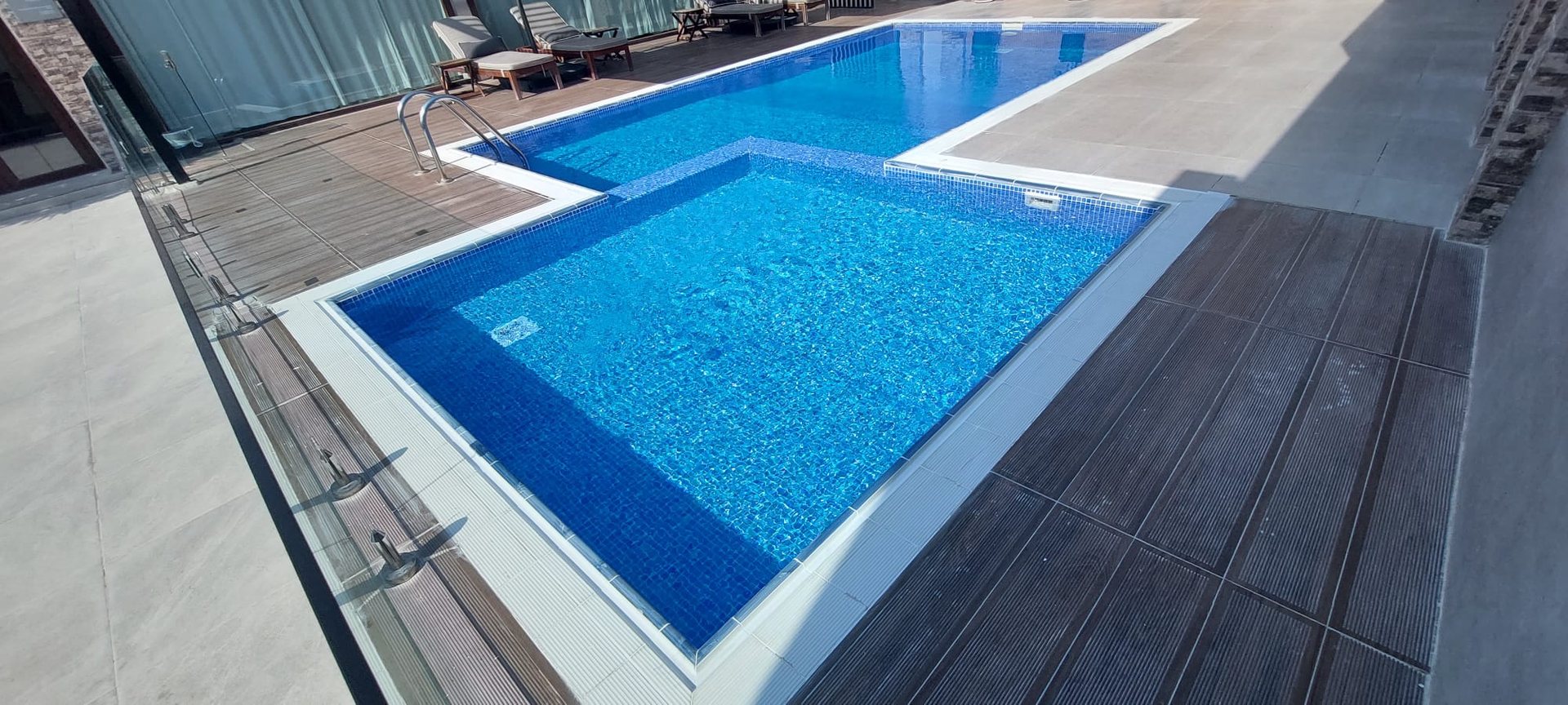 West Bay villa pool build