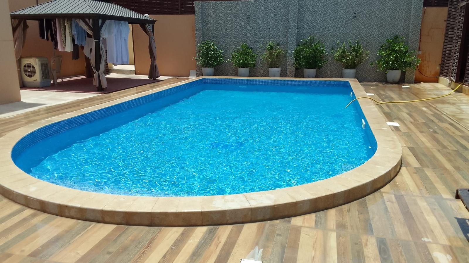 Compound pool renovation